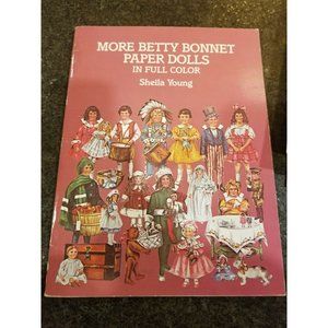 More Betty Bonnet Paper Dolls - Pink Cover by